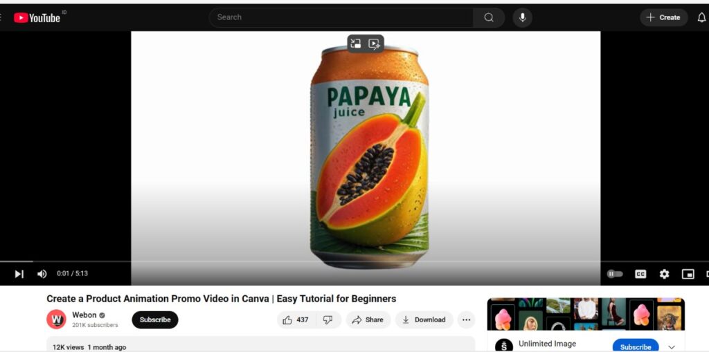 ide konten YouTube