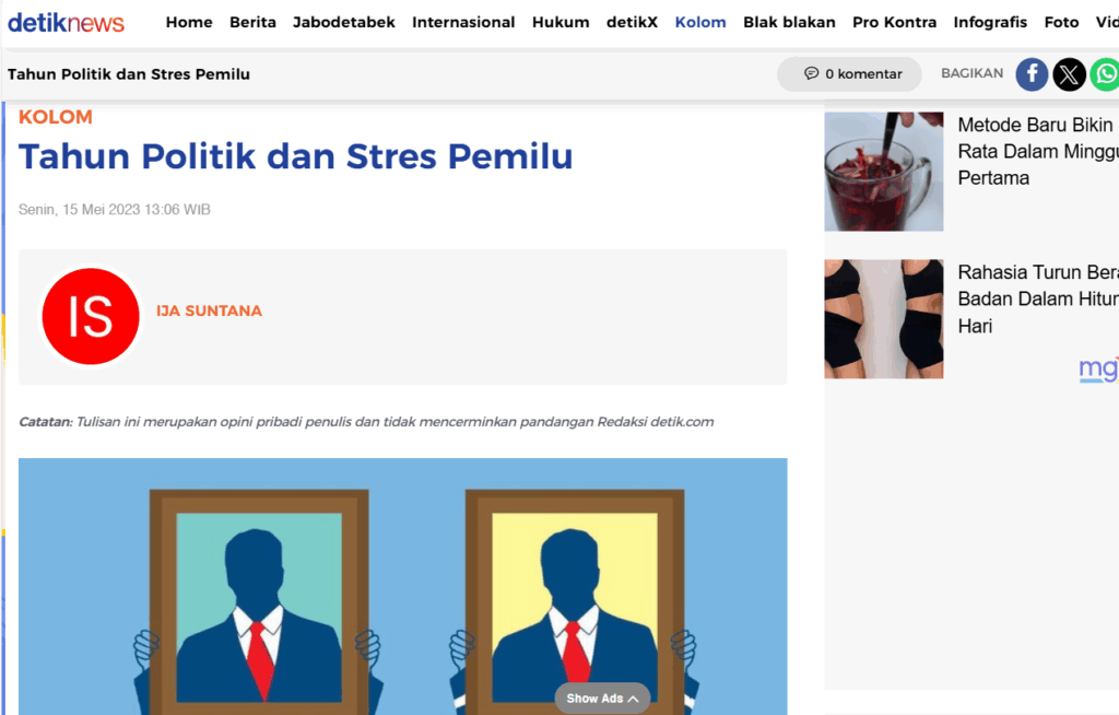 struktur artikel opini